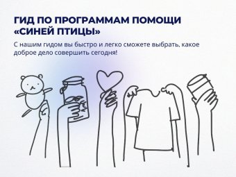 Гид по программам помощи "Синей птицы"